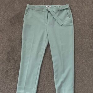mint green dress pants women High Waist Long Wide Leg Trousers Mint Green XXL main image 0
